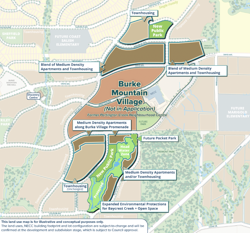 Burke Mountain Village plan map